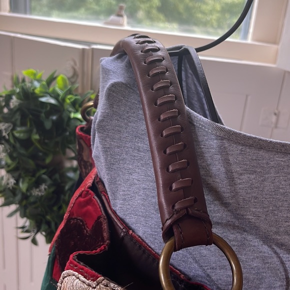 Lucky Brand Patchwork Hobo Satchel - Picture 3 of 15